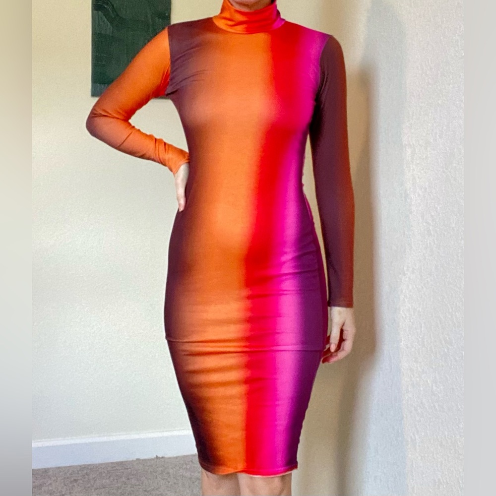 Boohoo Turtleneck dress